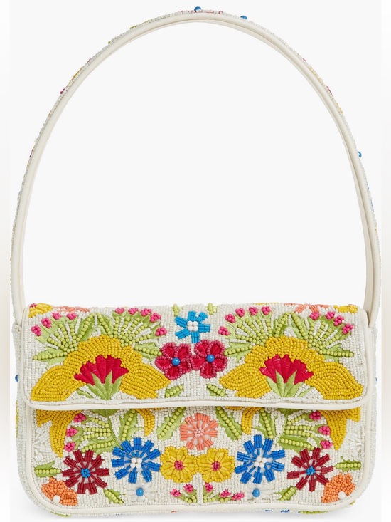 STAUD Handbags - NWT Staud Garden Party Beaded Bag